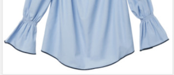 Elastic Belt Blue Polyester Cotton Ladies Strapless Dress