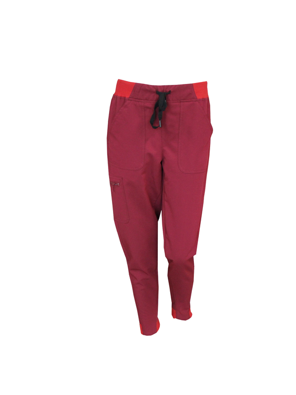 180 GSM Twill 2/1 Polyester 77% Rayon 20% Spandex 3% Jogging Pants Medical Uniform Scrubs
